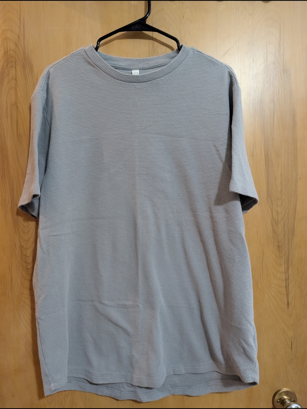 STYLUS Men's Short Sleeve Crewneck T-Shirt - Light Gray